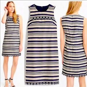 J. Crew Scalloped Grommet Shift Dress